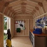 Value Gambrel 6' Barn Shed with Side Entry