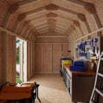 Value Gambrel 6' Barn Shed with Side Entry