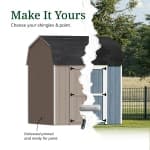 Value Gambrel 6' Barn Shed with Side Entry