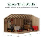 Value Gable Shed with Side Entry