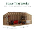 Value Gable Shed with Side Entry