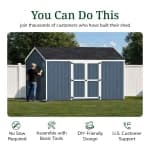 Value Gable Shed with Side Entry