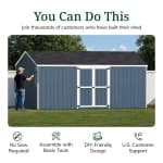 Value Gable Shed with Side Entry