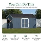 Value Gable Shed with Side Entry