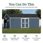 Value Gable Shed with Side Entry