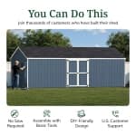 Value Gable Shed with Side Entry