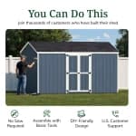 Value Gable Shed with Side Entry