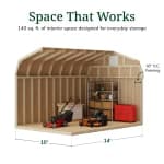 Colonial Woodbury Barn Shed