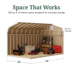 Colonial Woodbury Barn Shed