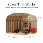 Colonial Woodbury Barn Shed