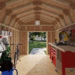 Colonial Woodbury Barn Shed