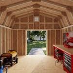 Colonial Woodbury Barn Shed