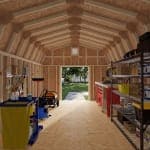 Colonial Woodbury Barn Shed