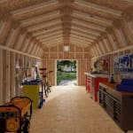 Colonial Woodbury Barn Shed