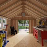 Colonial Williamsburg Shed
