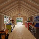 Colonial Williamsburg Shed