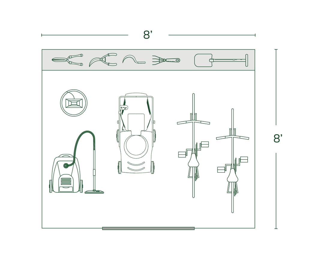 8x8 Storage Shed Size Guide