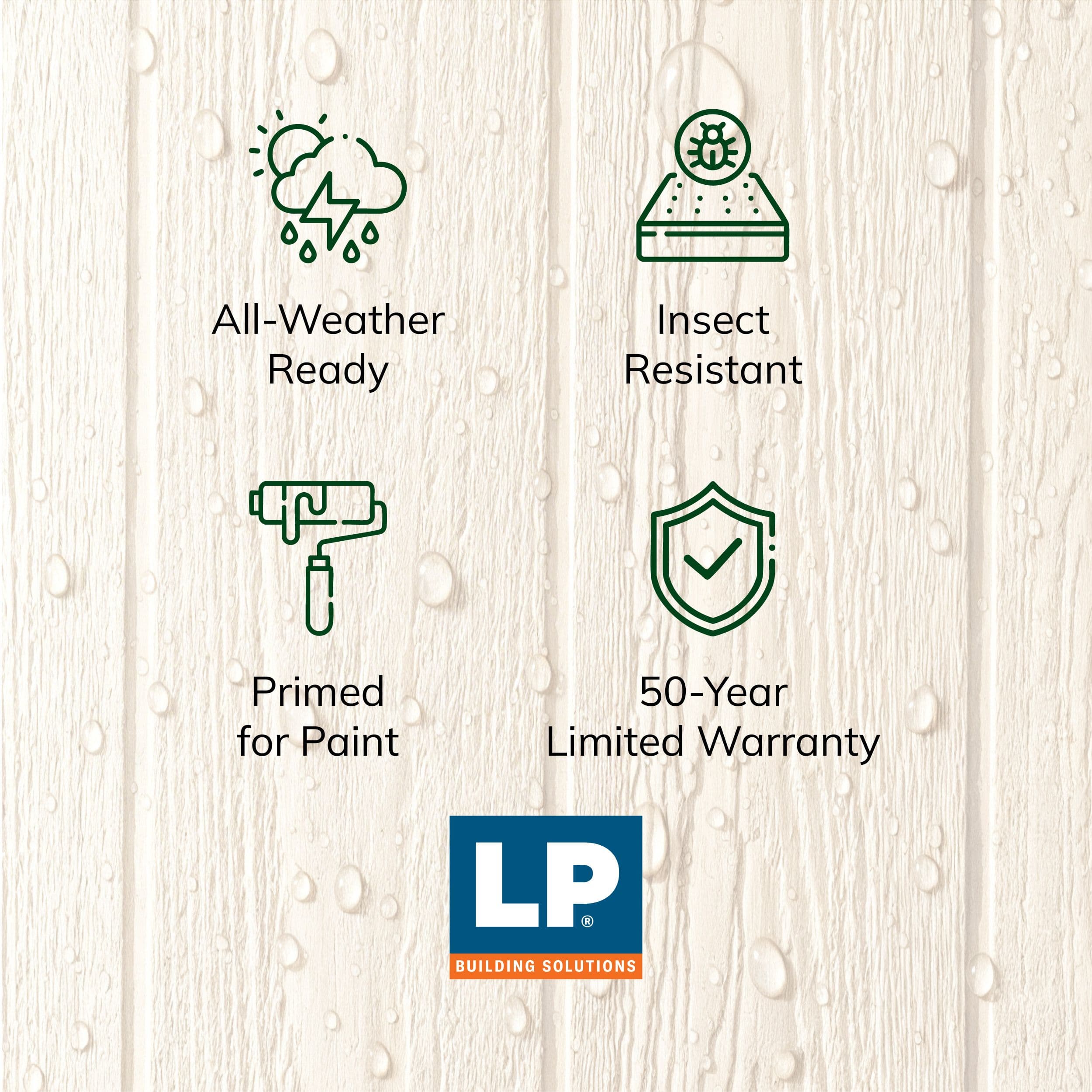 LP SmartSide treated siding