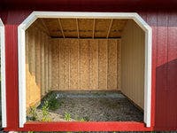 10x16 Value Animal Run-In Shelter With Tack Room shed run-in interior