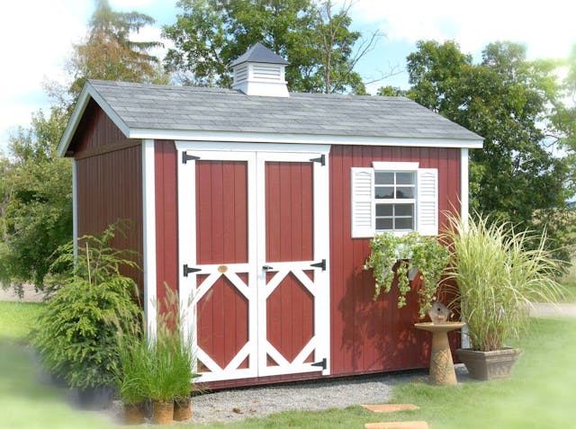8x10 Classic Workshop Shed lifestyle picture