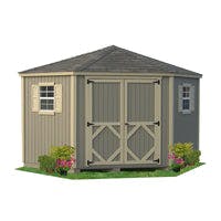 Classic Five Corner Shed on white backgound