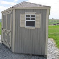 Classic Five Corner Shed right side view
