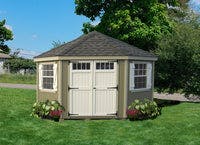 10x10 Colonial Five Corner Shed lifestyle image