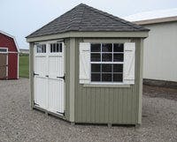 10x10 Colonial Five Corner Shed right side