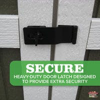 secure heavy duty door latch for shed