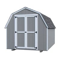 Value Gambrel Barn with 4 foot sidewalls on a white background