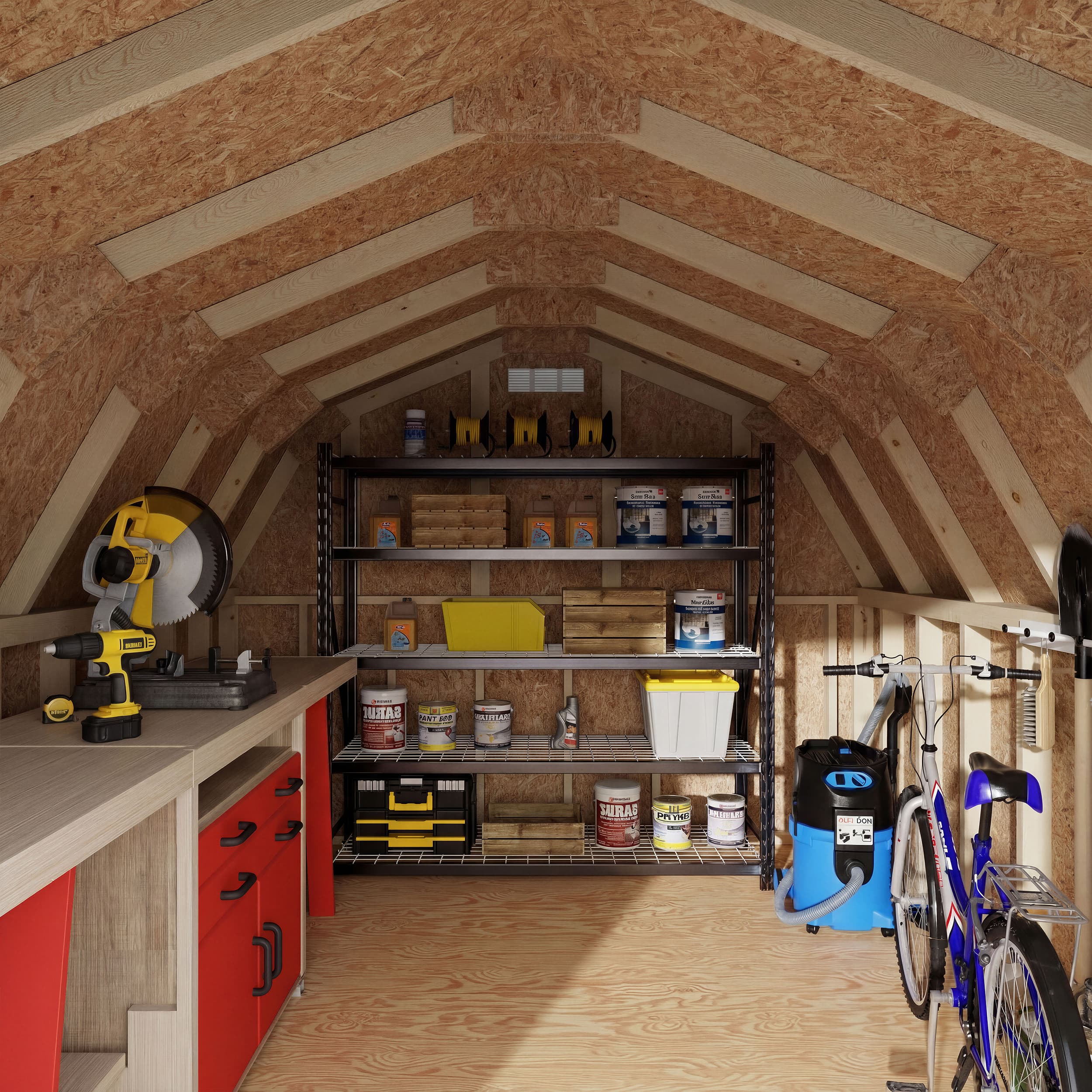 Classic Gambrel 4' Barn Shed