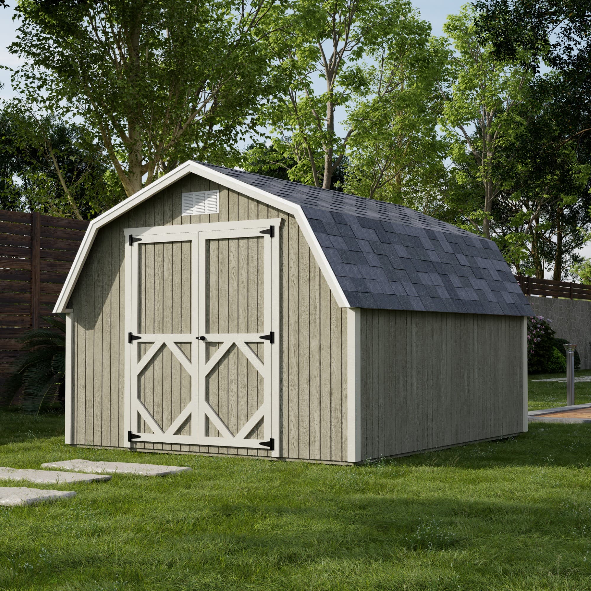 Classic Gambrel 4' Barn Shed