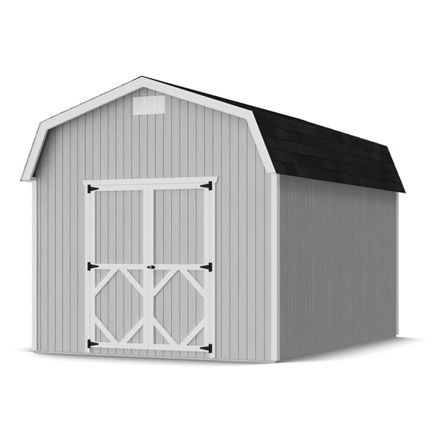 Front view of Classic Gambrel 6' Barn Shed