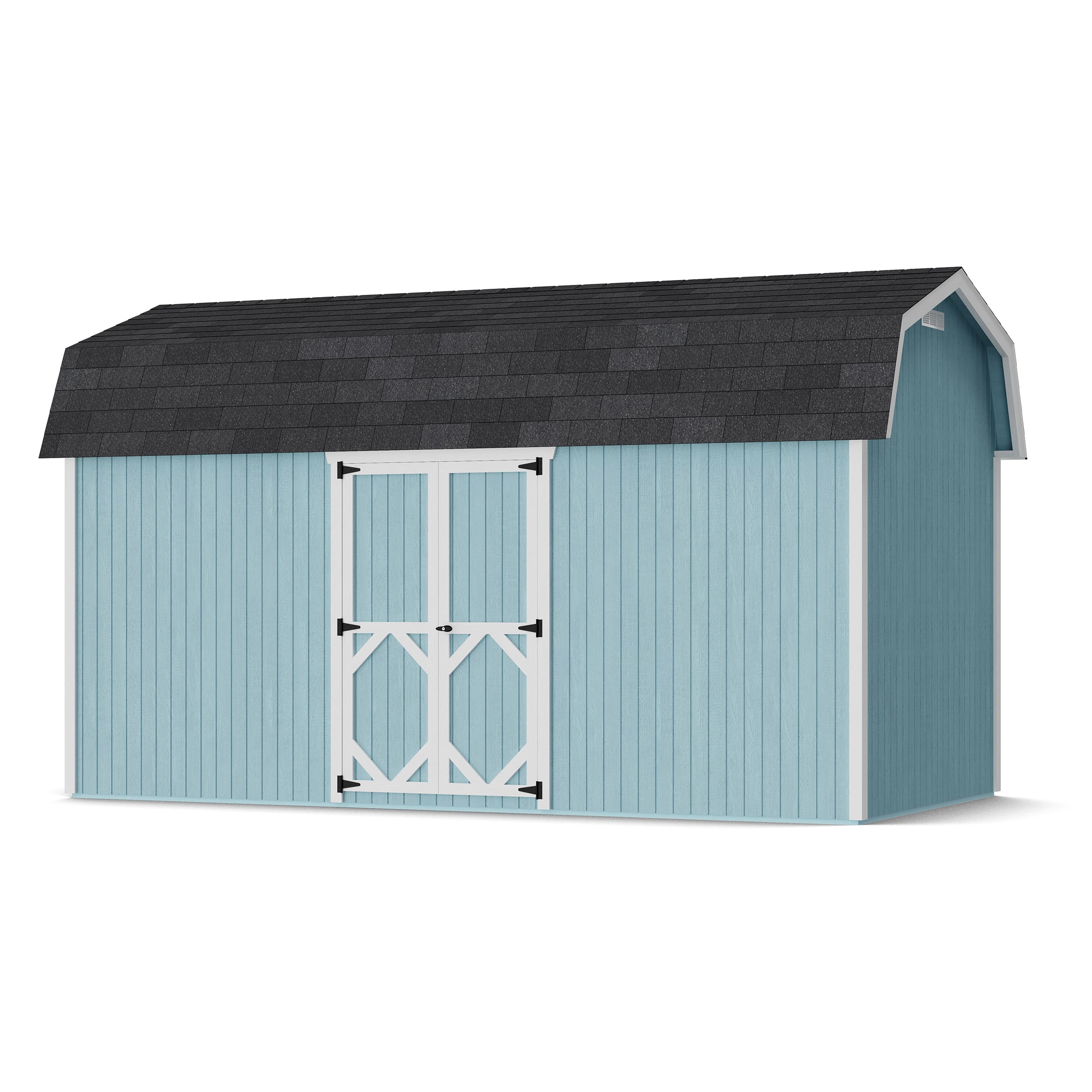 Classic Gambrel 6' Barn Shed with Side Entry