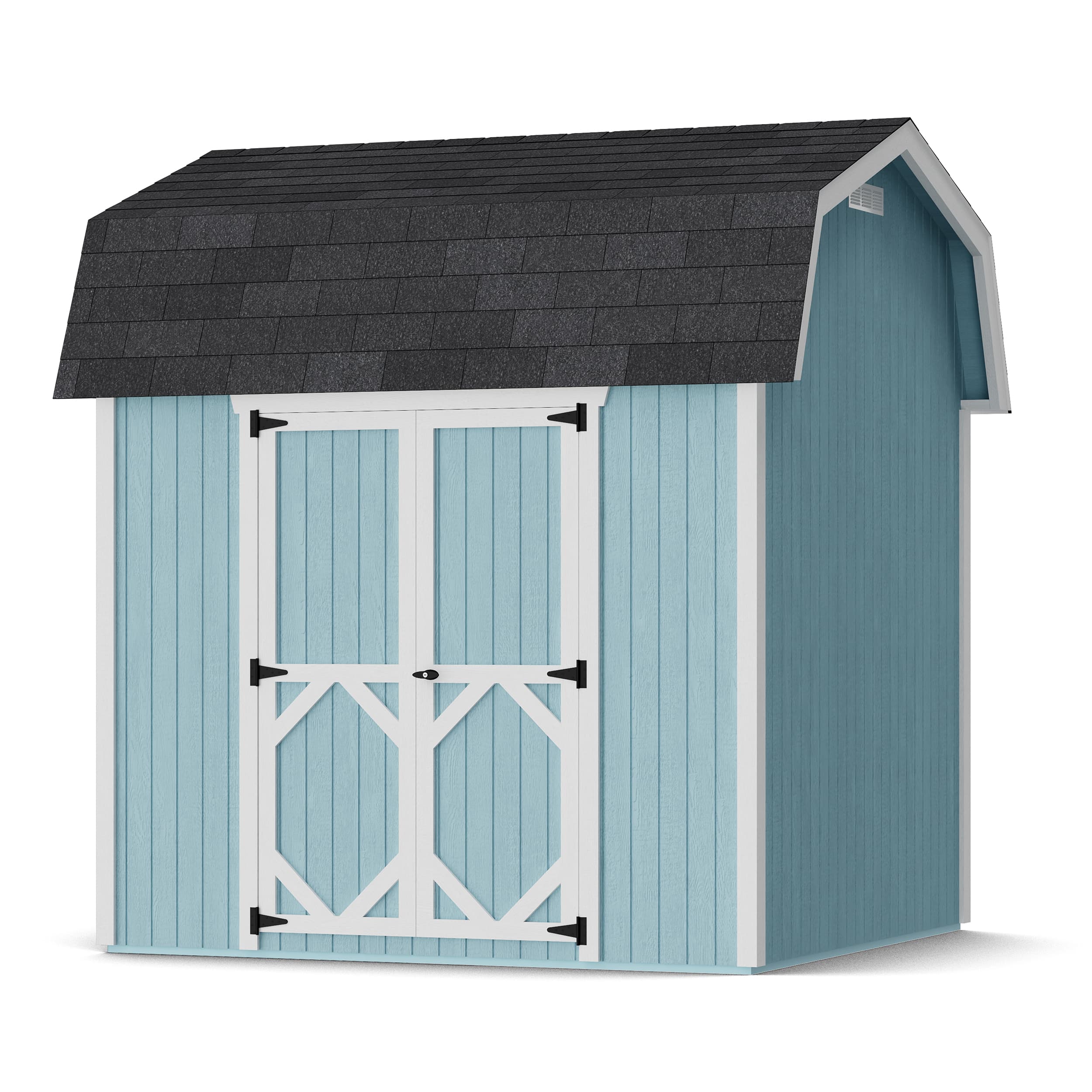 Classic Gambrel 6' Barn Shed with Side Entry