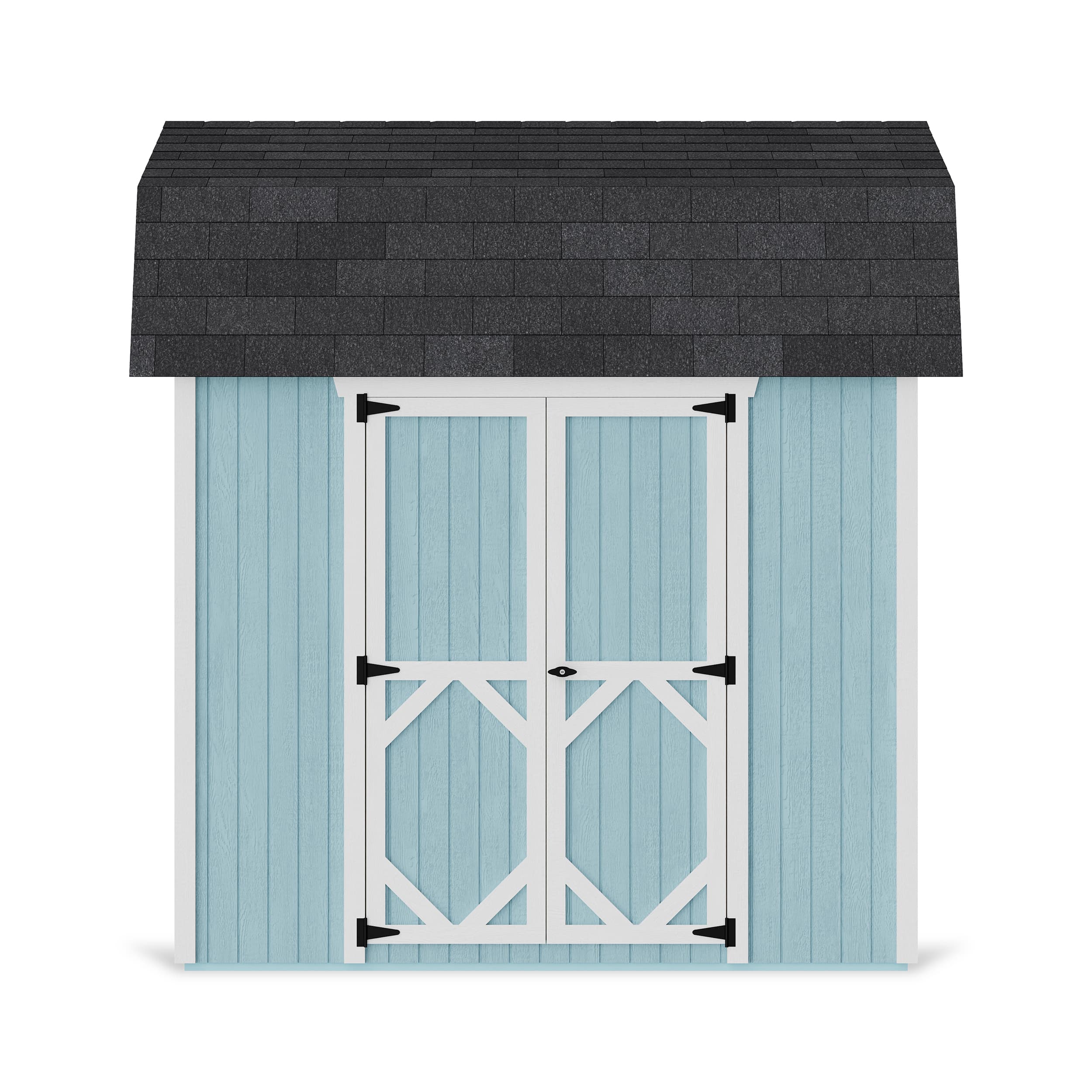 Classic Gambrel 6' Barn Shed with Side Entry