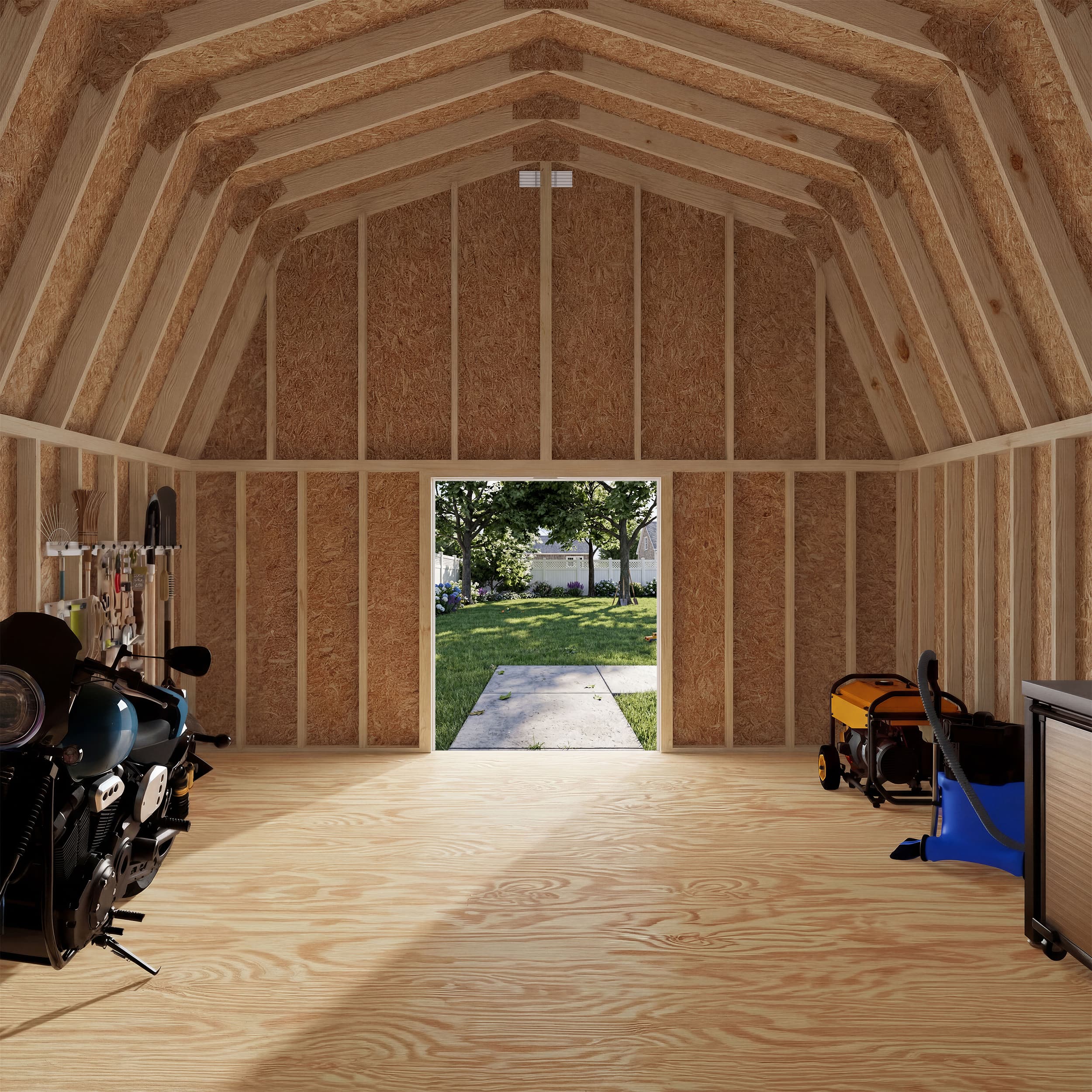 Classic Gambrel Large Barn Shed
