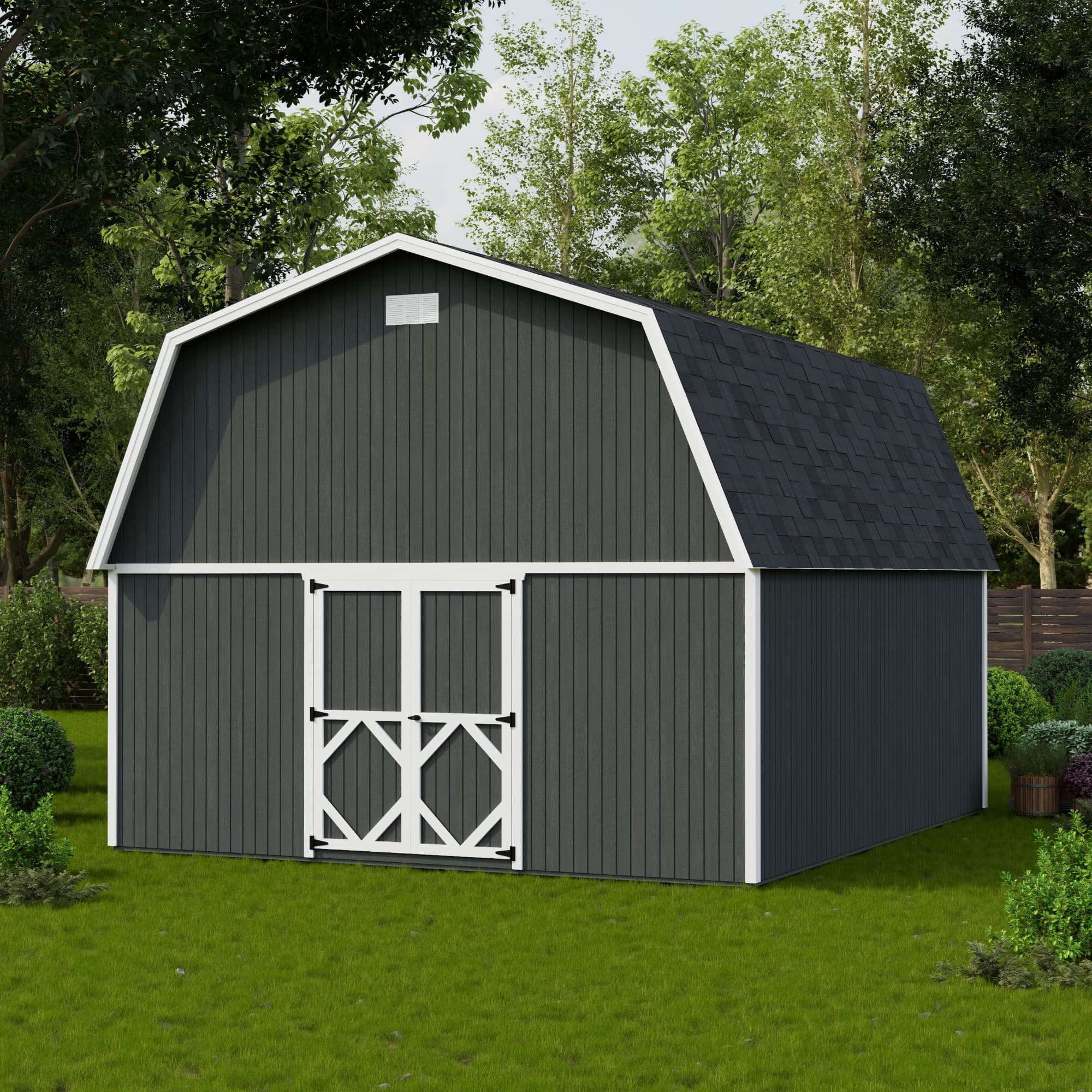 Classic Gambrel Large Barn Shed