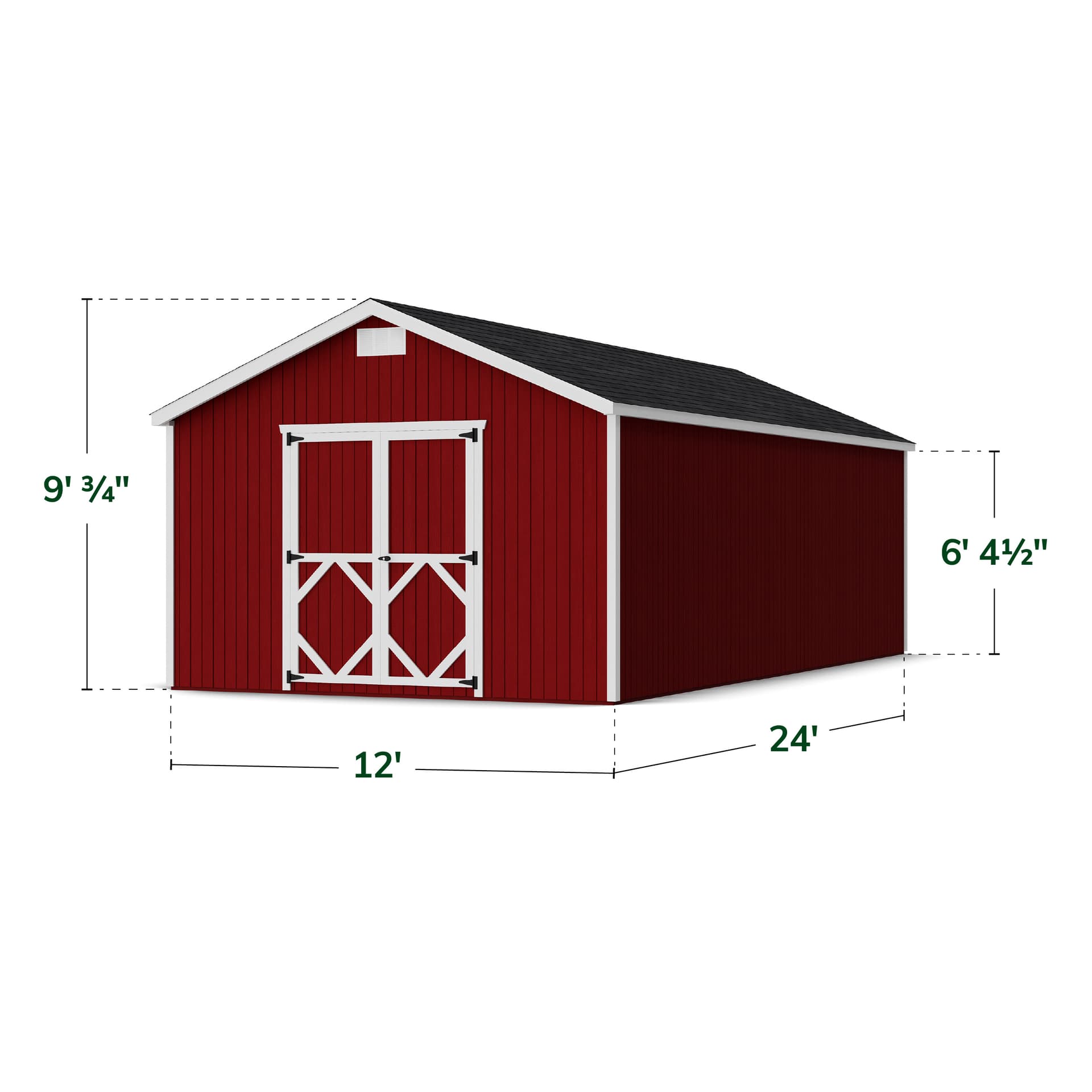Classic Gable Shed dimensions