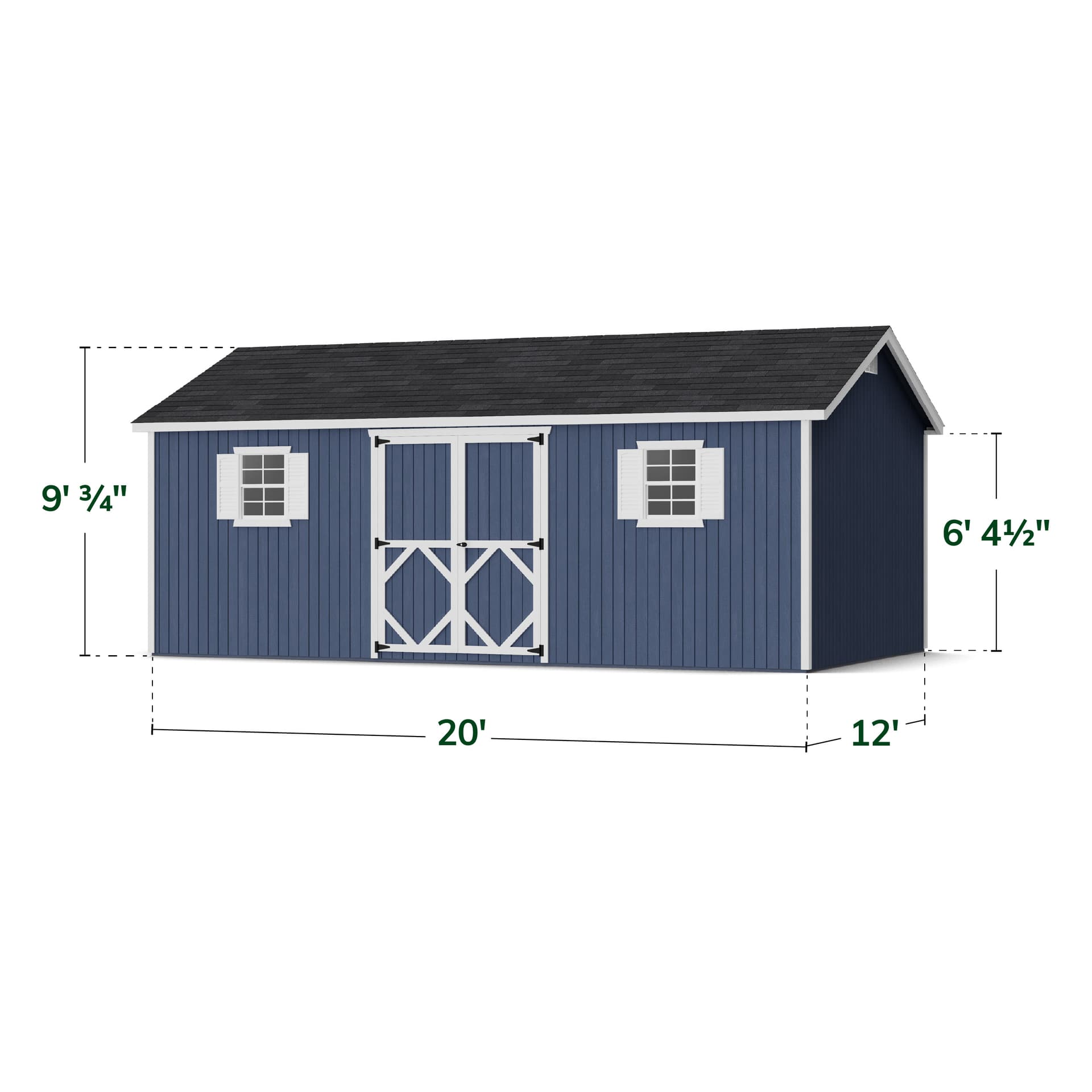 Classic Workshop Shed dimensions