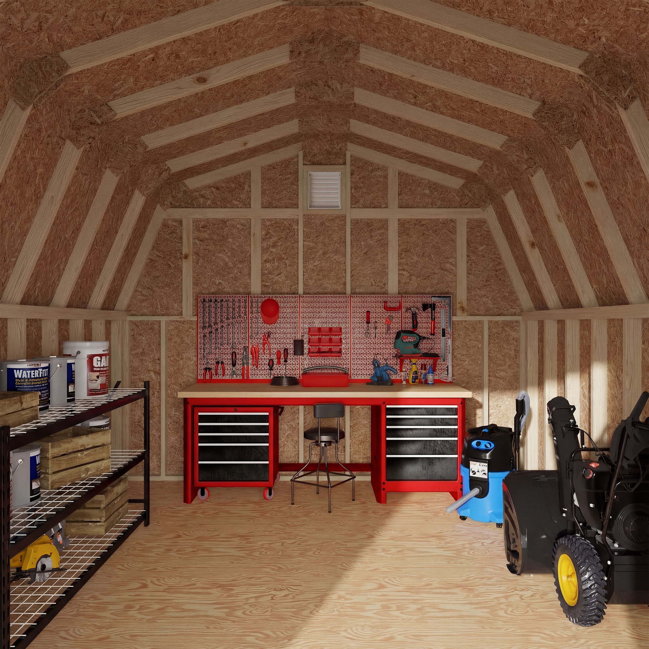 Colonial Greenfield Barn Shed