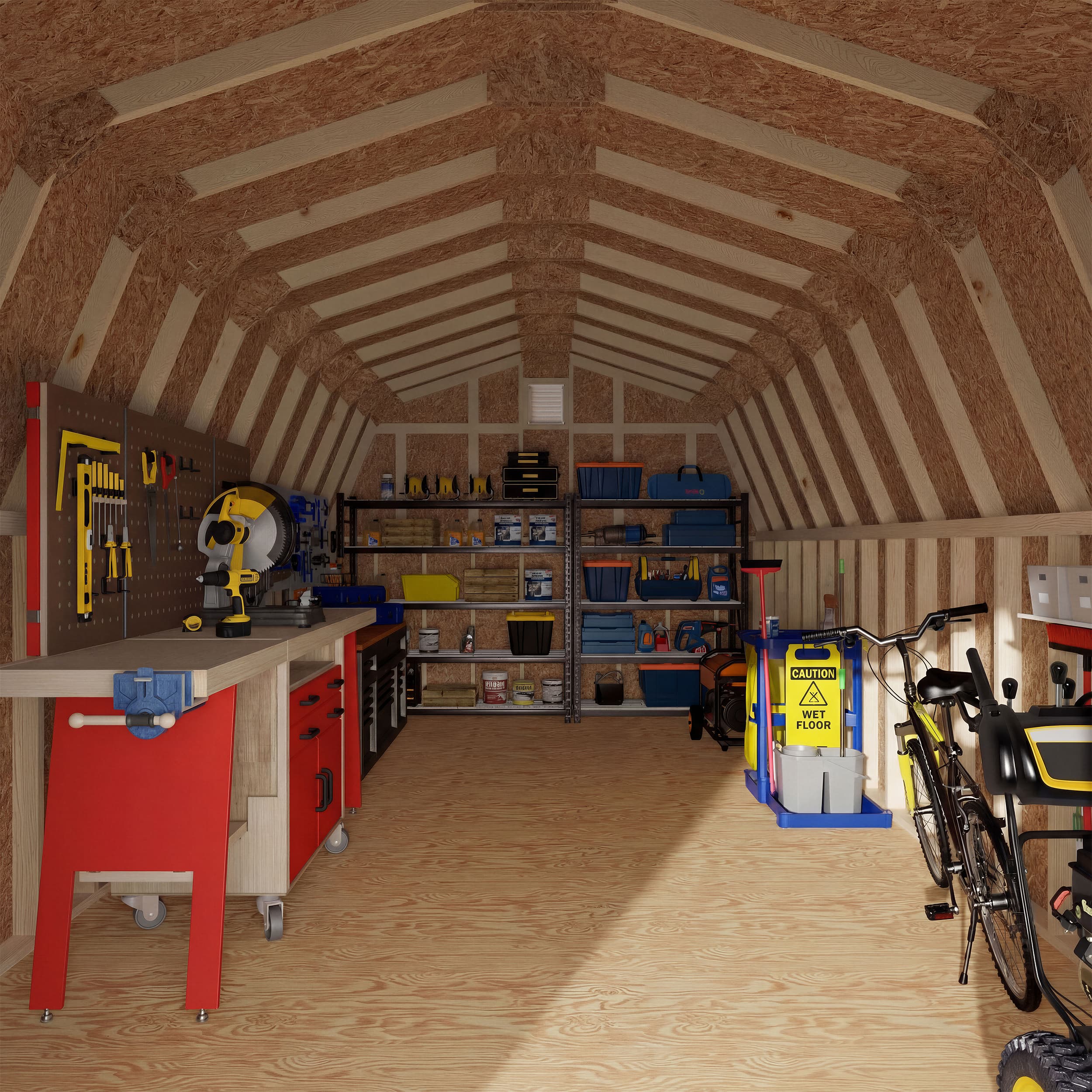 Colonial Greenfield Barn Shed