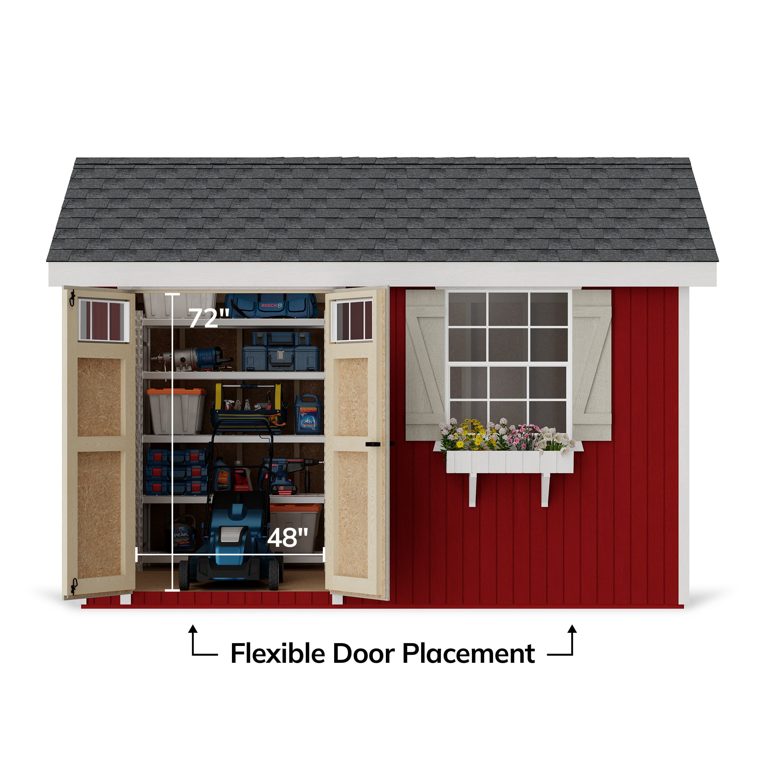 Colonial Pinehurst Shed