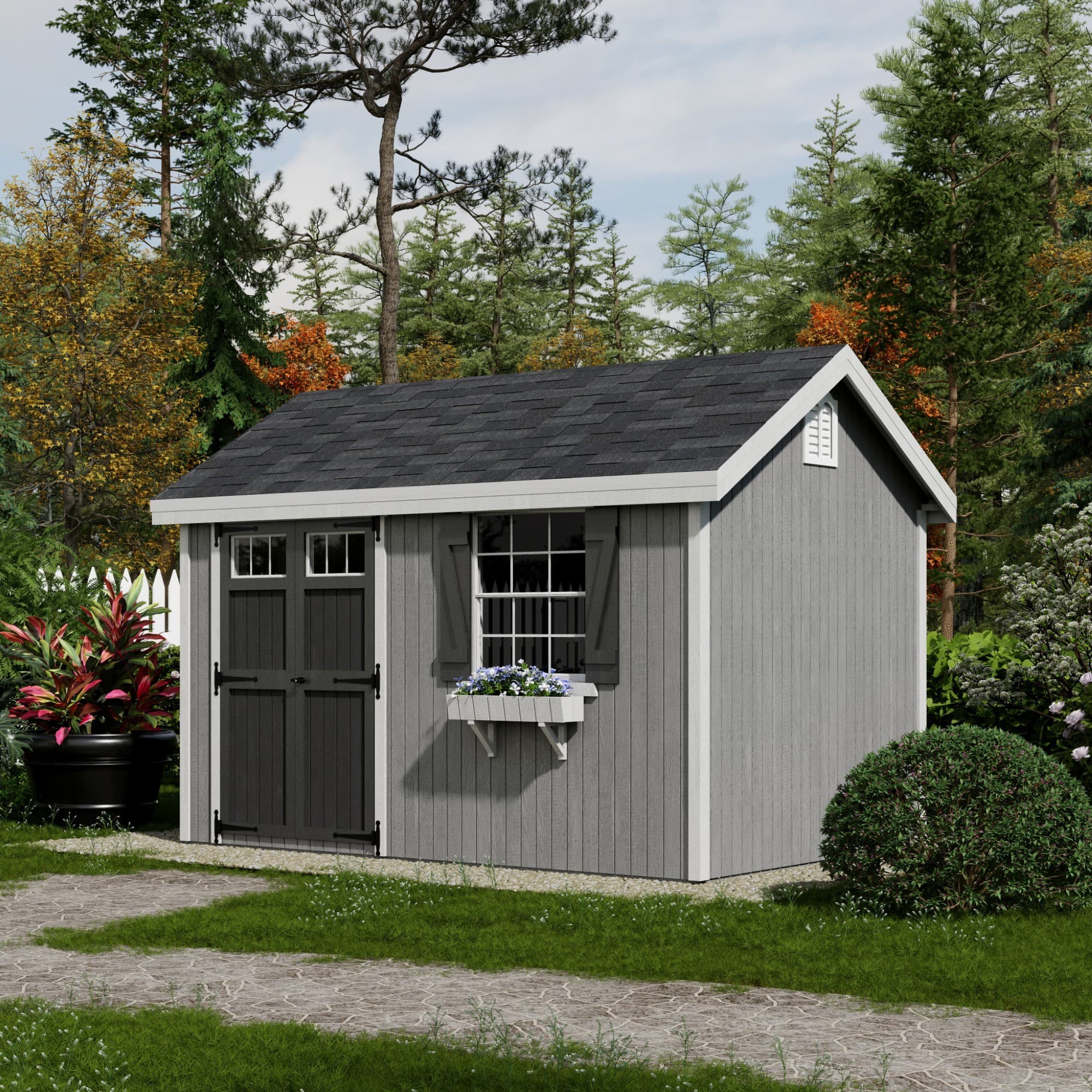 Colonial Pinehurst Shed
