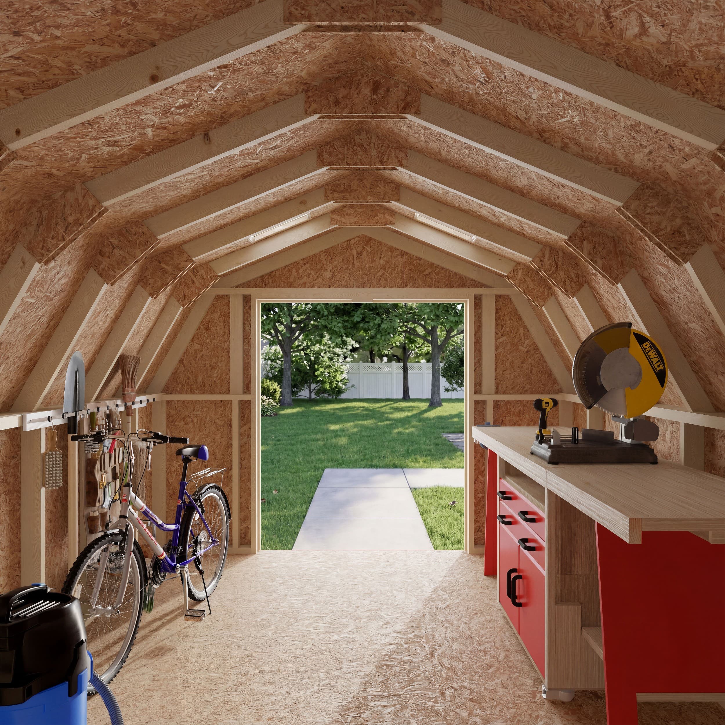 Value Gambrel 4' Barn Shed