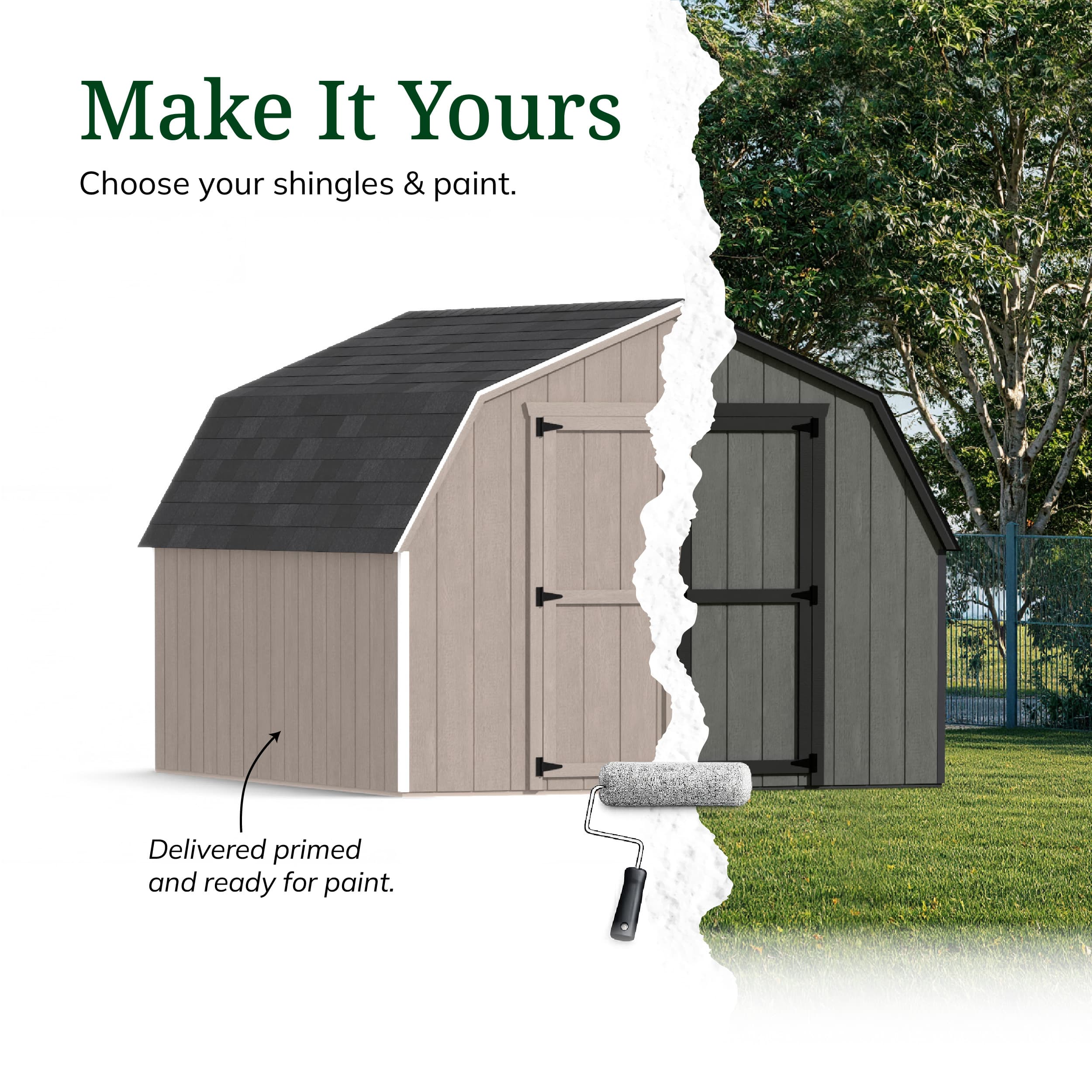 Value Gambrel 4' Barn Shed