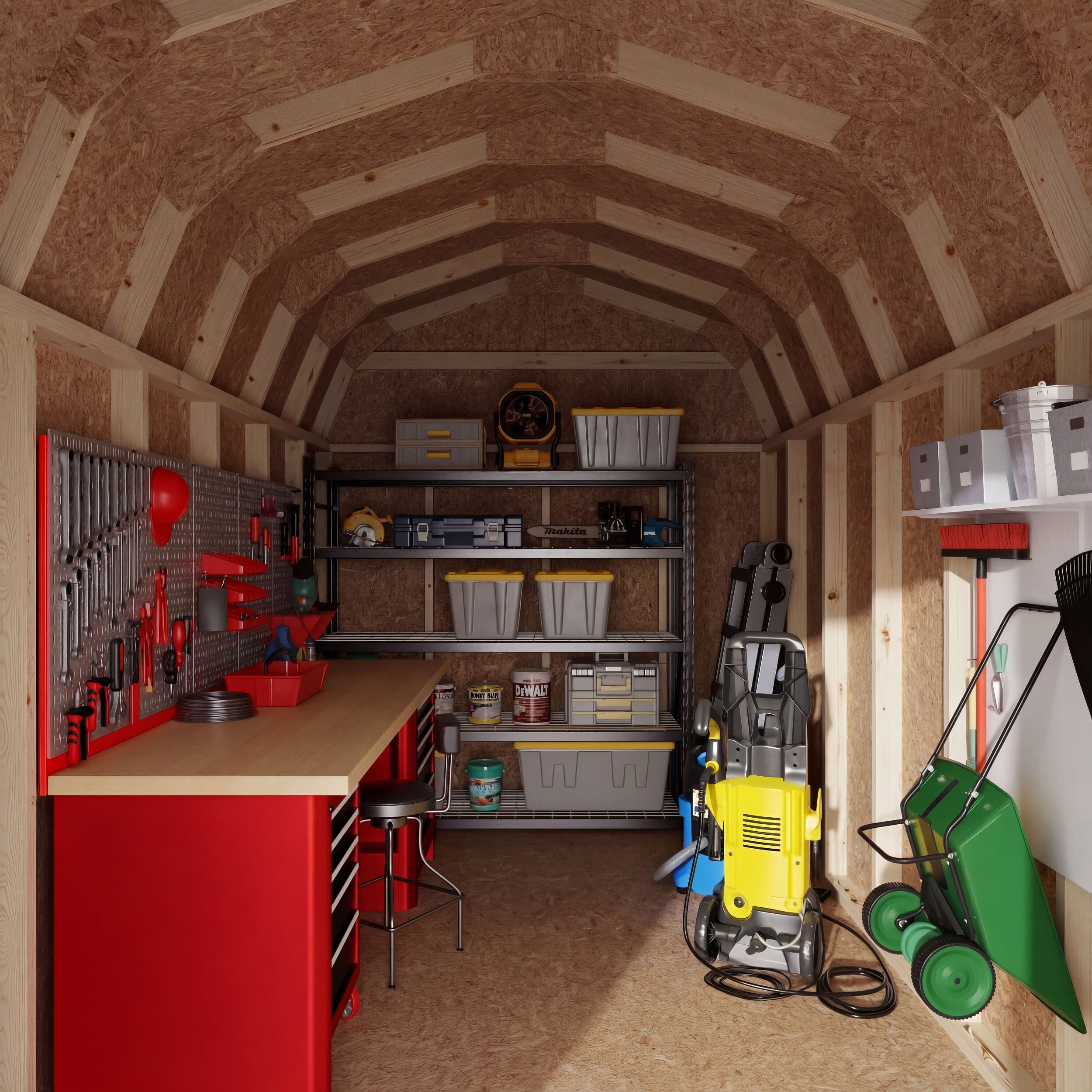 Value Gambrel 6' Barn Shed