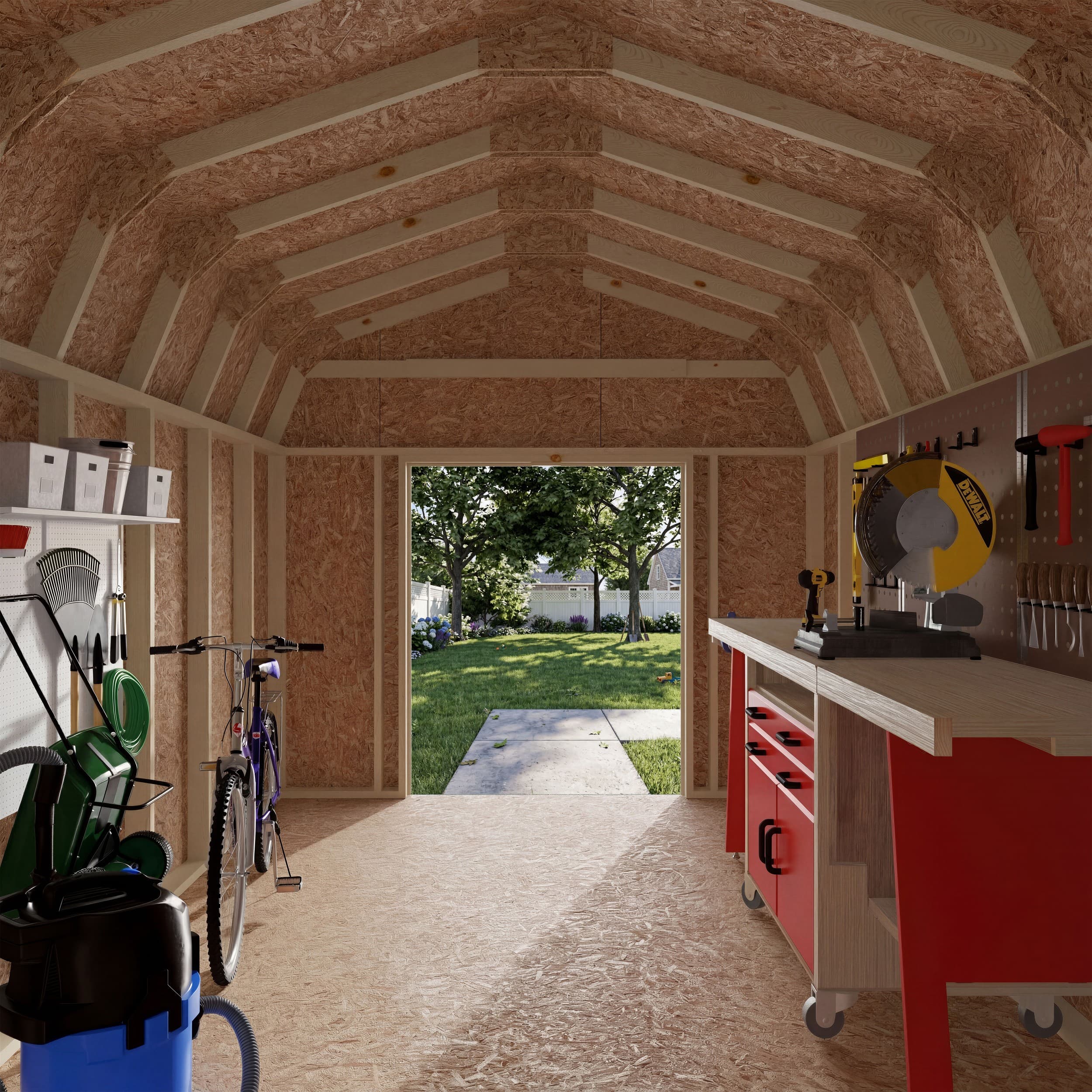 Value Gambrel 6' Barn Shed