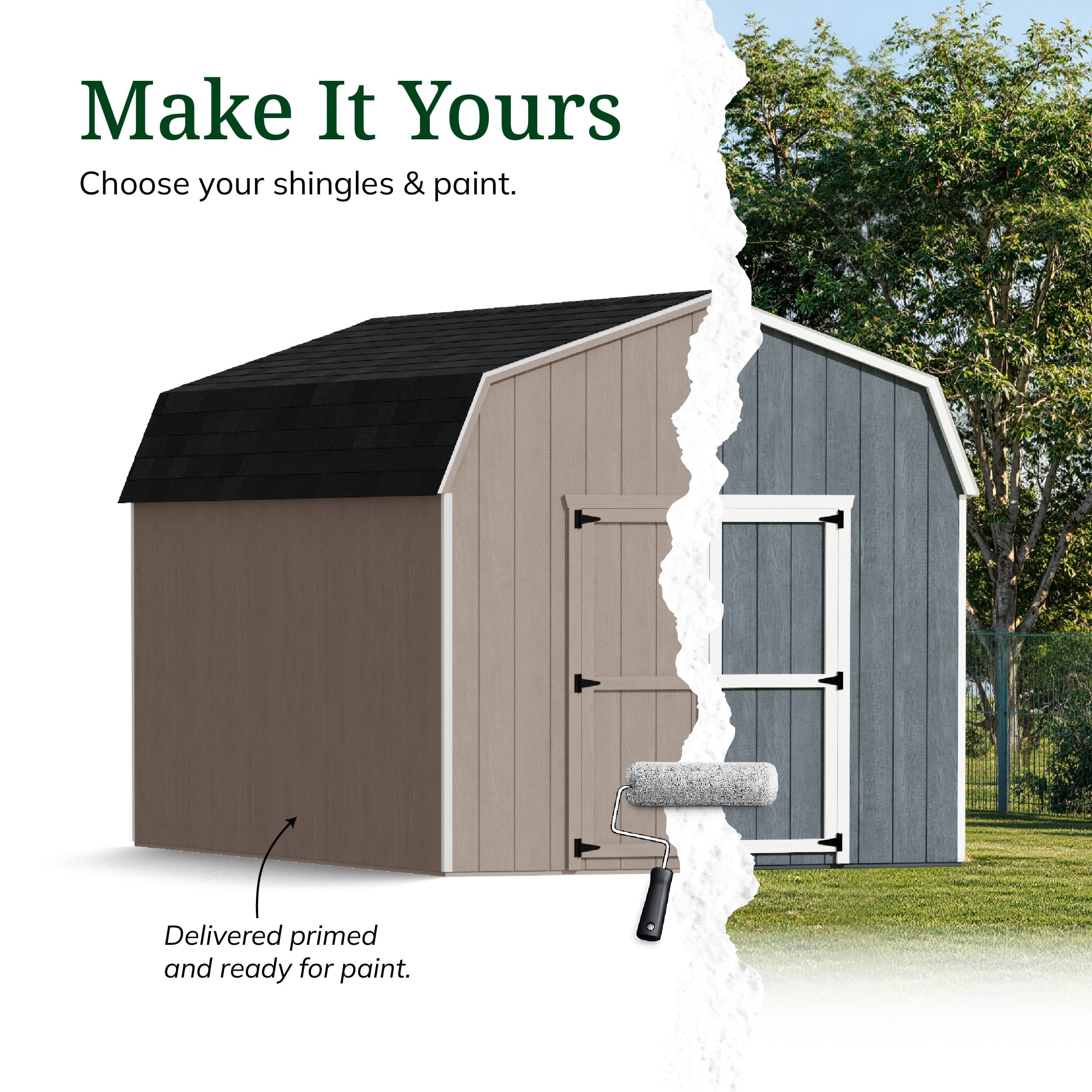 Value Gambrel 6' Barn Shed