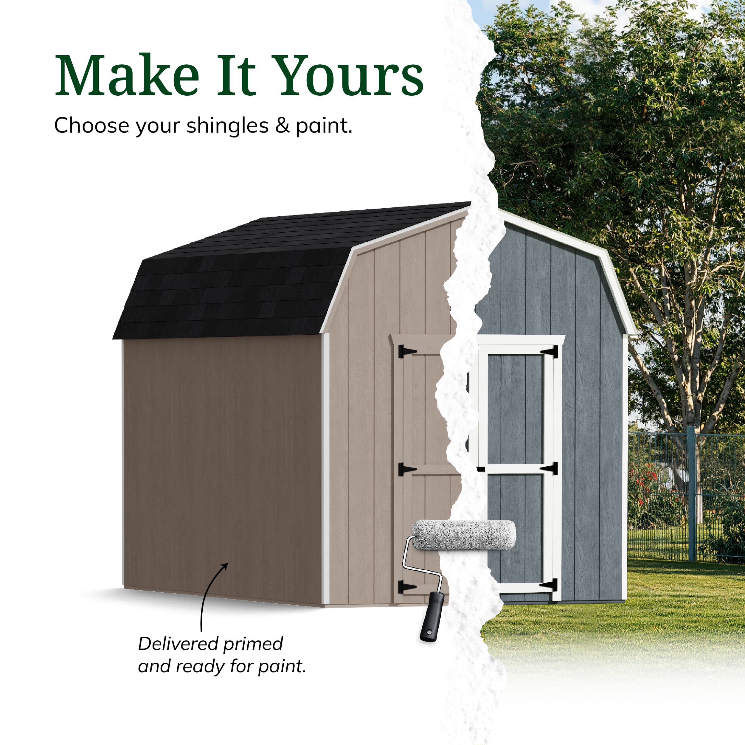Value Gambrel 6' Barn Shed